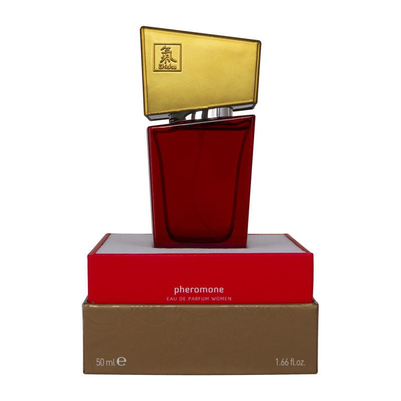 Shiatsu - pheromone eau de parfum - women - Product front view and box front view | Flirtybay.com.au